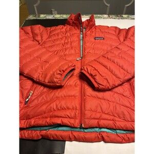 Patagonia Down Sweater Red Goose Sz M Lightweight Puffer Full Zip Jacket 84682